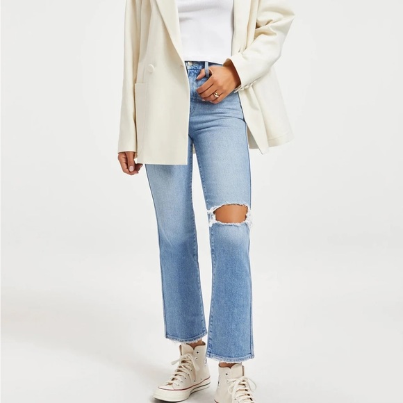 Good American Straight Leg Jeans - Picture 3 of 4